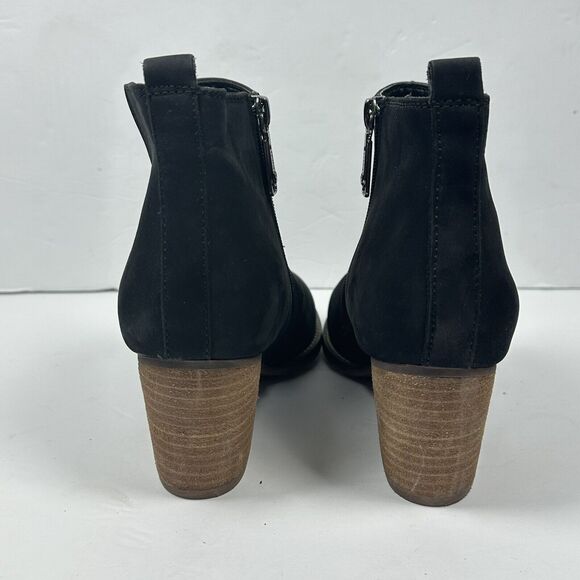Blondo Norma Nubuck Waterproof Black Suede Ankle Boots 9M NEW‎ Side Zip - Picture 4 of 11